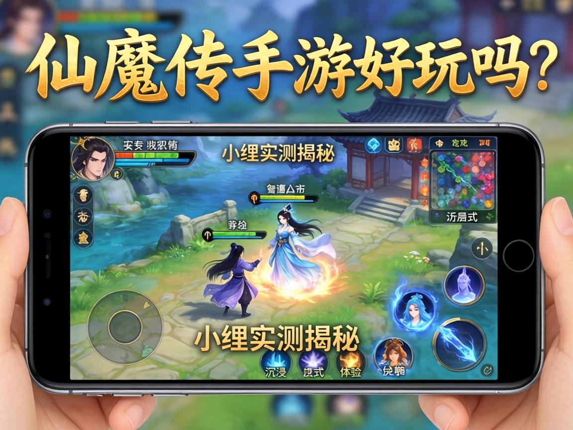 仙魔传手游好玩吗?小编实测揭秘这款国风仙侠的沉浸式体验