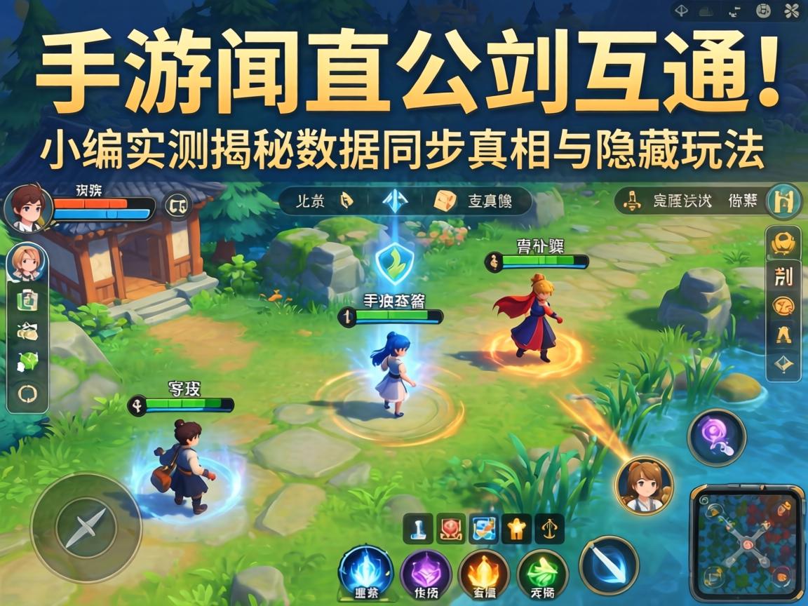 手游内测公测互通吗？小编实测揭秘数据同步真相与隐藏玩法