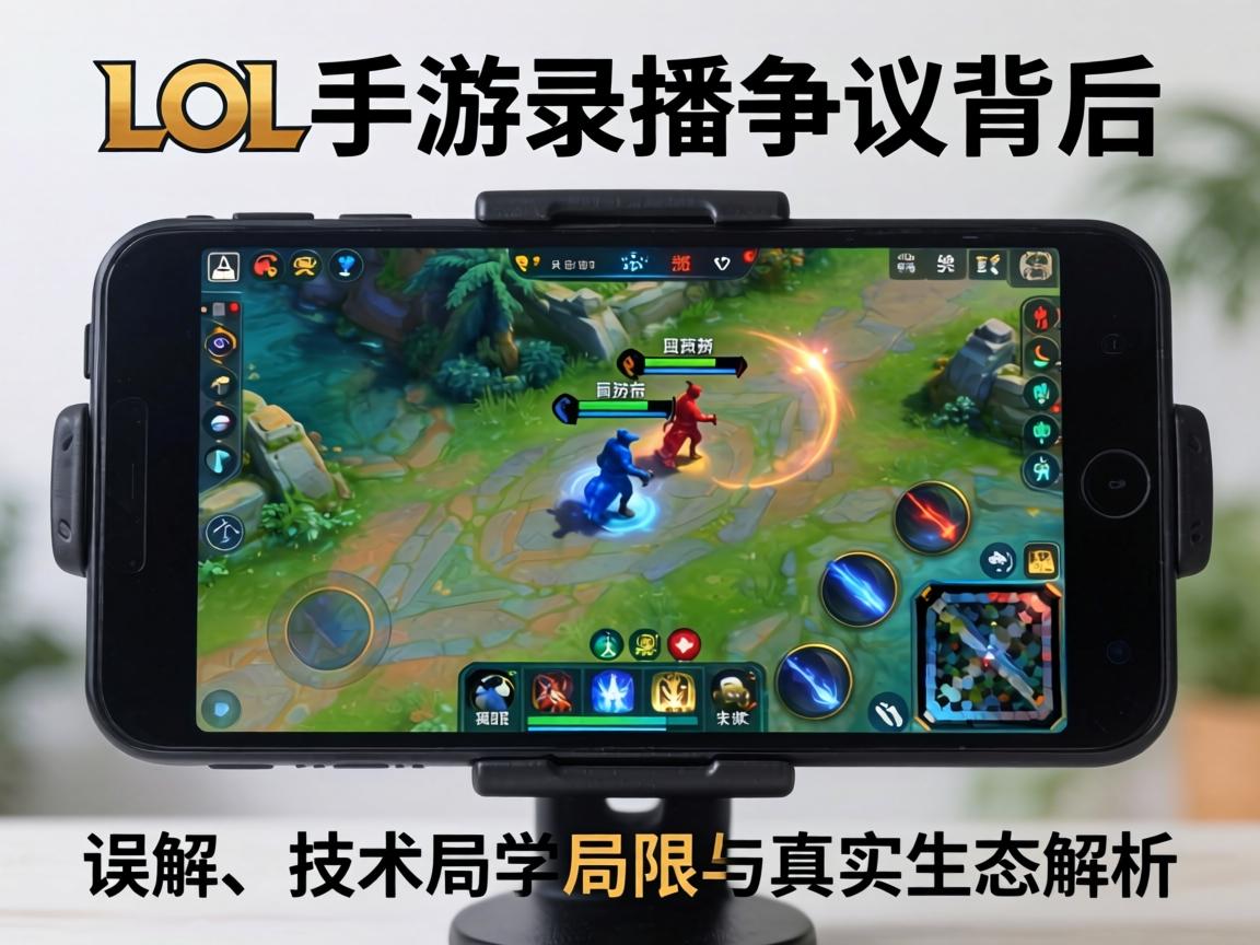 LOL手游录播争议背后，误解、技术局限与真实生态解析