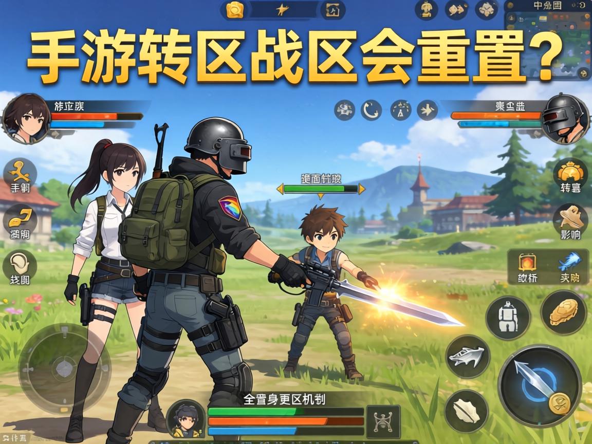 手游转区战区会重置吗?全面解析转区机制与影响