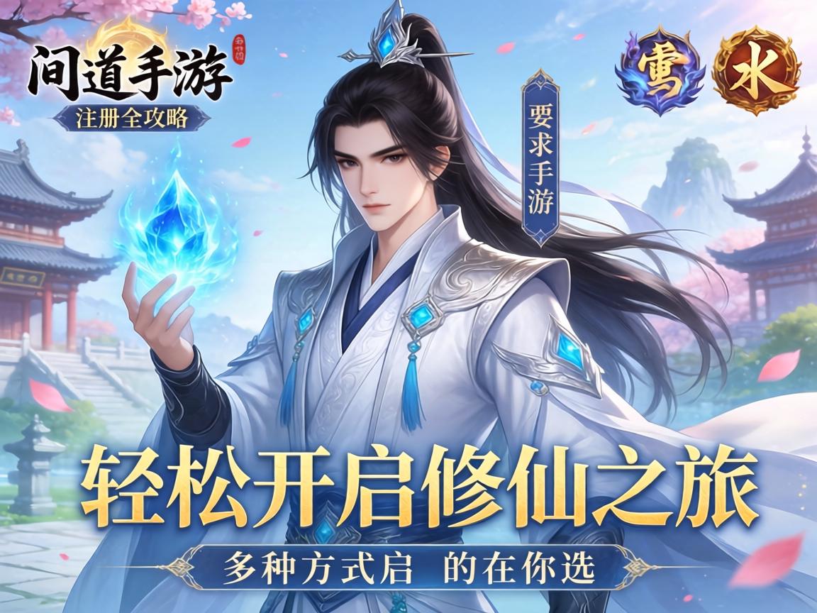 问道手游注册全攻略,多种方式任你选,轻松开启修仙之旅