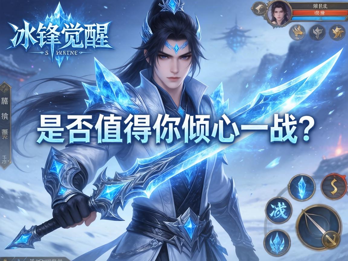 冰锋觉醒，手游中的冷艳利刃，是否值得你倾心一战？