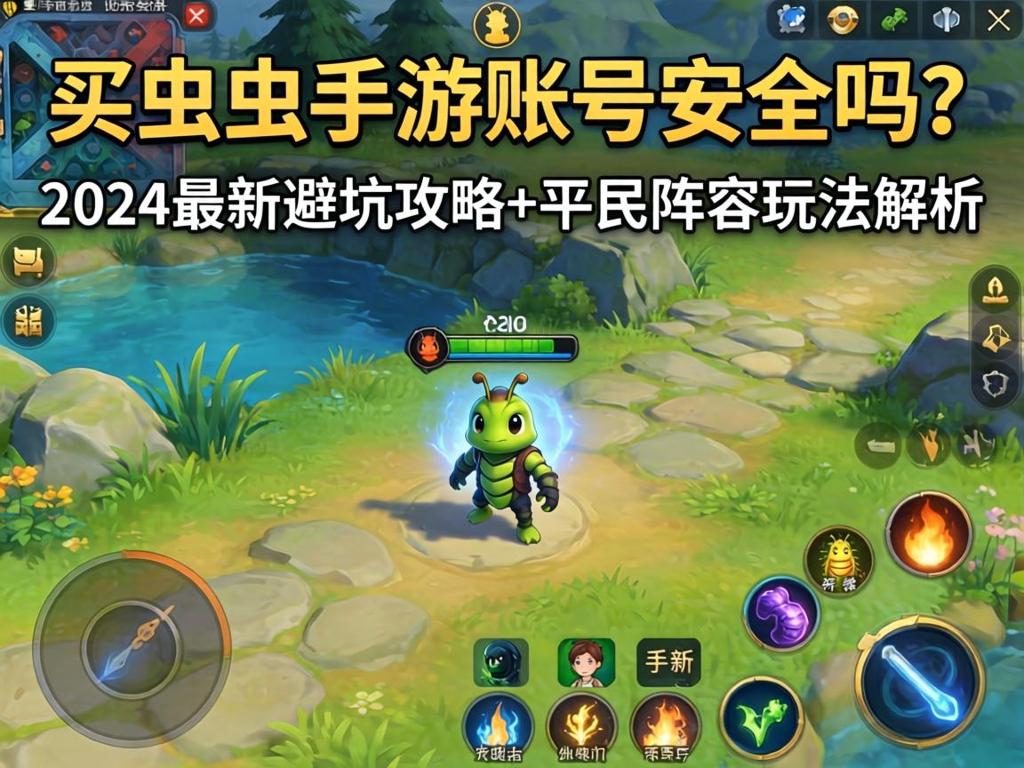 买虫虫手游账号安全吗？2024最新避坑攻略+平民阵容玩法解析