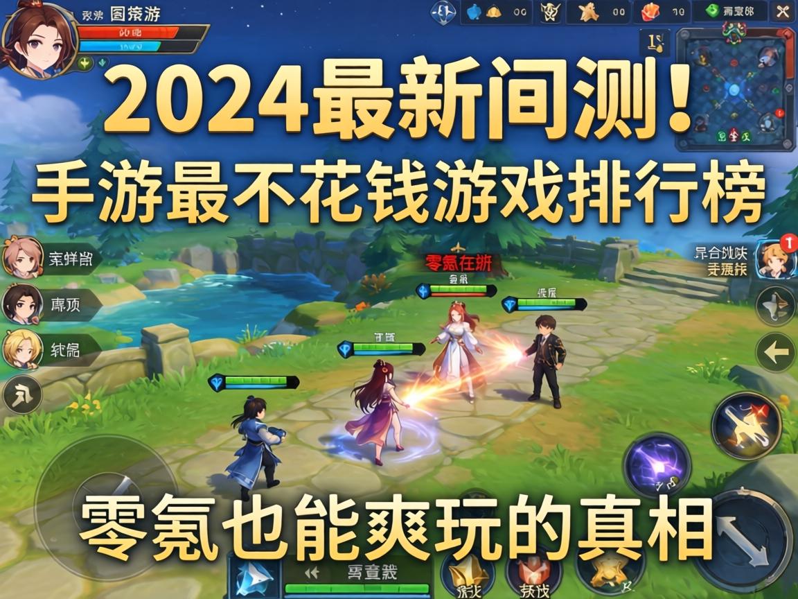 2024最新实测！手游最不花钱游戏排行榜，零氪也能爽玩的真相