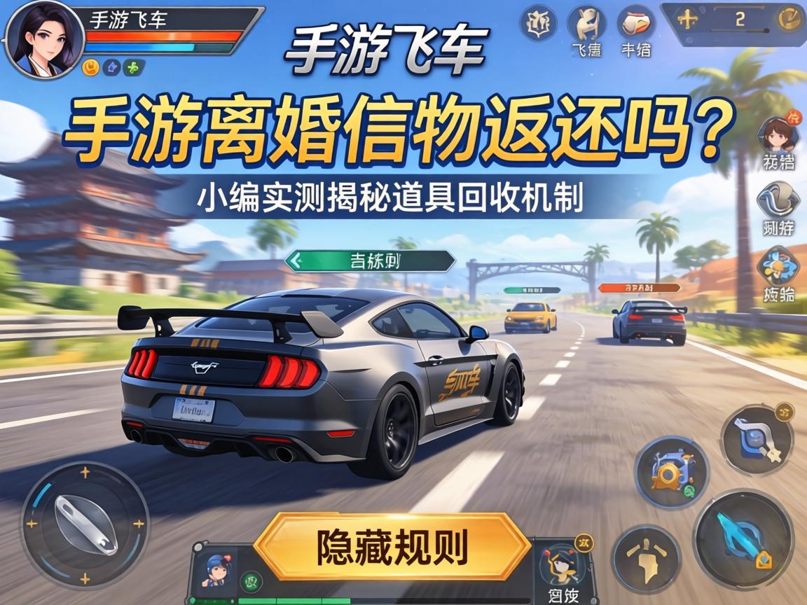 手游飞车离婚信物返还吗？小编实测揭秘道具回收机制与隐藏规则