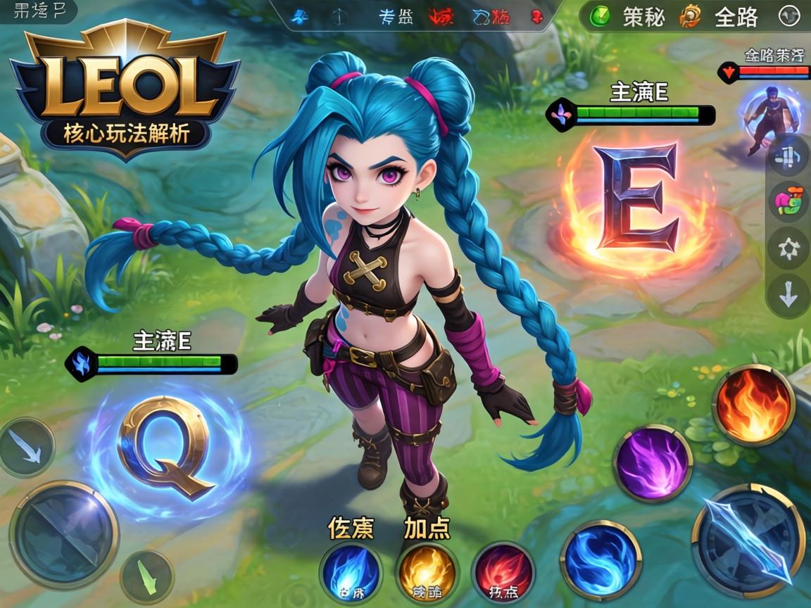 LOL手游佐伊核心玩法解析，主Q还是主E？技能加点策略全揭秘