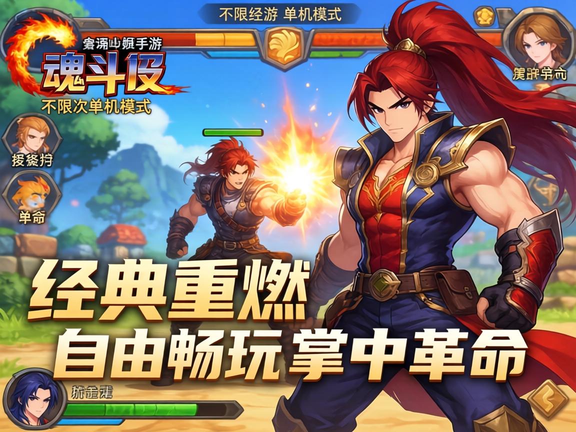 魂斗罗手游不限次单机模式，经典重燃，自由畅玩的掌中革命