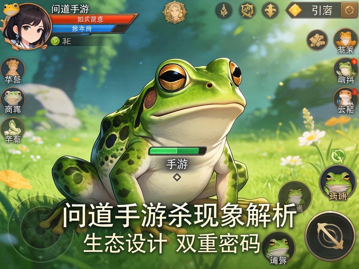 问道手游杀青蛙现象解析,新手引导与生态设计的双重密码