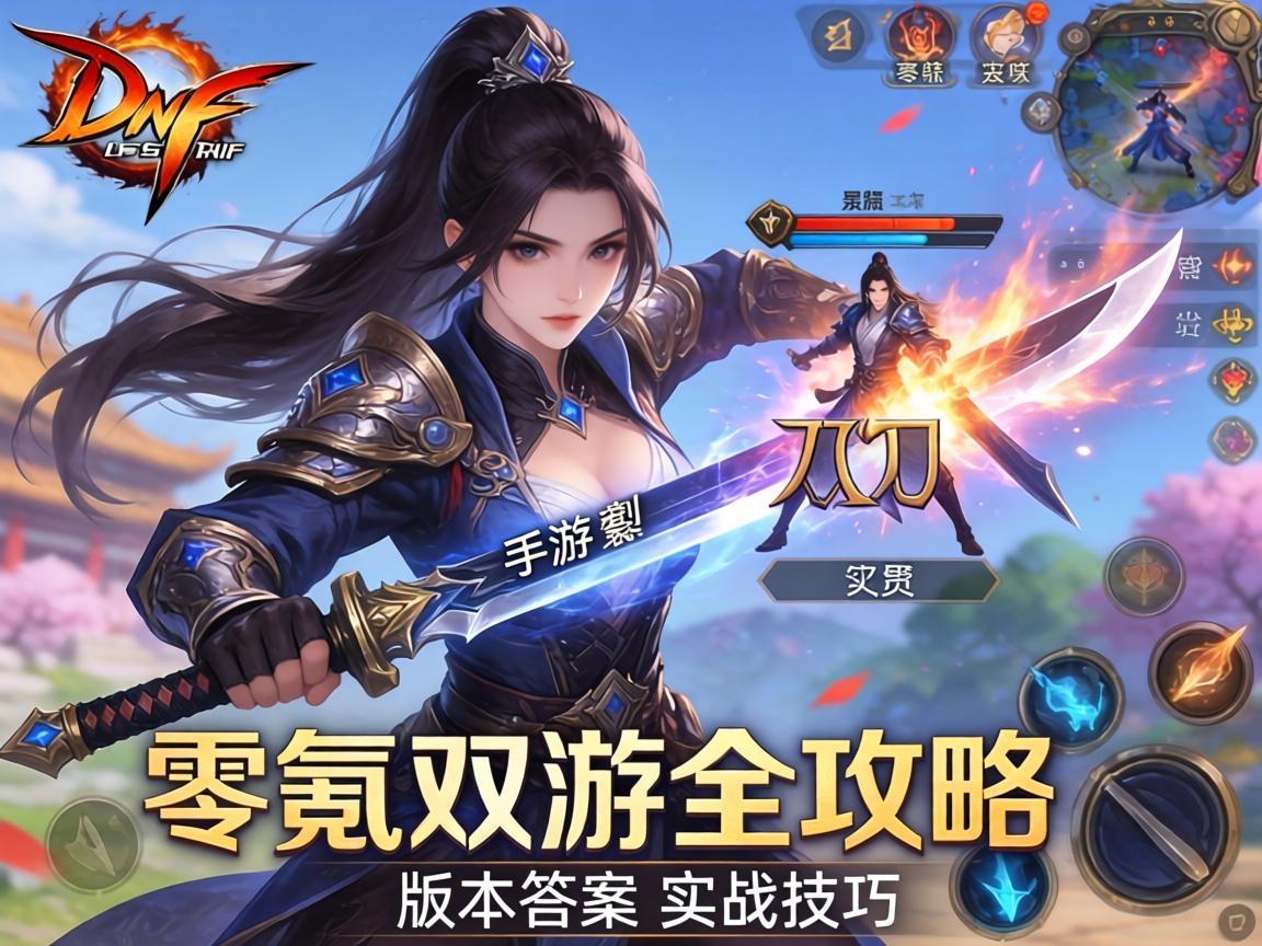 DNF手游双刀技能全攻略，从零氪到版本答案的实战技巧