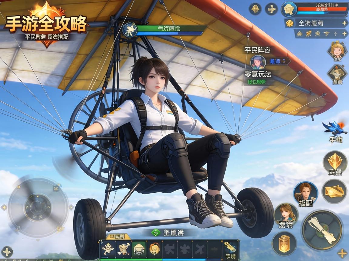 端游有滑翔机吗手游全攻略,平民阵容搭配与零氪玩法技巧