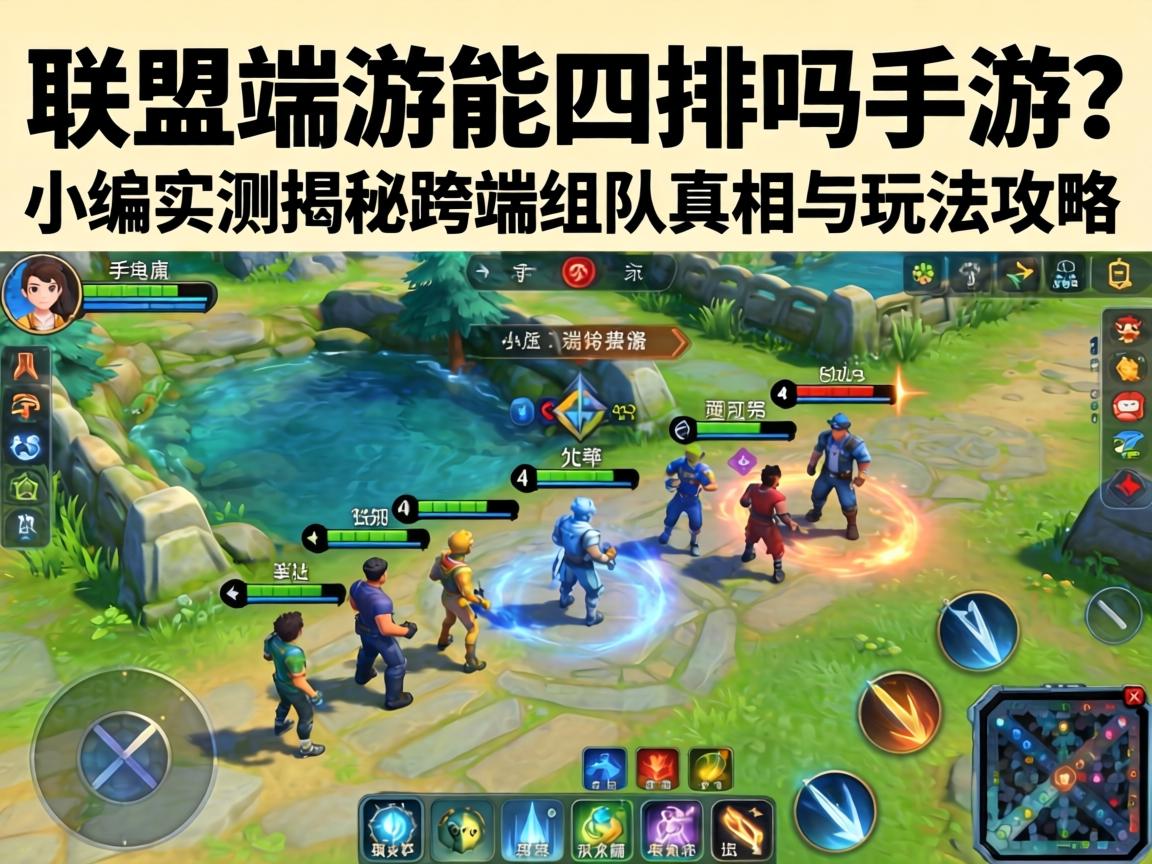 联盟端游能四排吗手游？小编实测揭秘跨端组队真相与玩法攻略