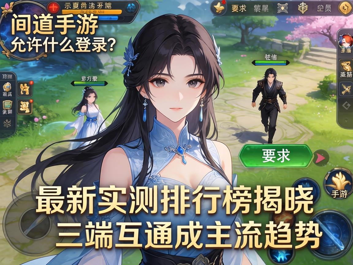 问道手游允许什么登录?最新实测排行榜揭晓,三端互通成主流趋势