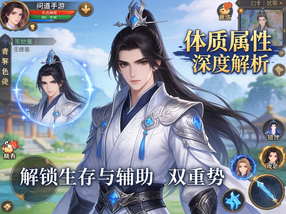 问道手游体质属性深度解析，解锁生存与辅助的双重优势