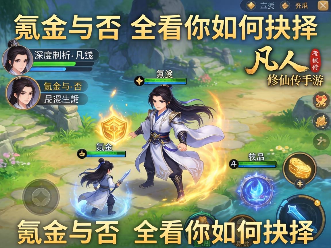 深度剖析凡人修仙传手游,氪金与否,全看你如何抉择