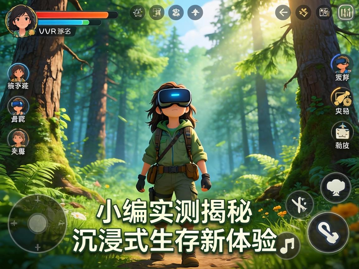 森林之子可以VR吗手游？小编实测揭秘沉浸式生存新体验