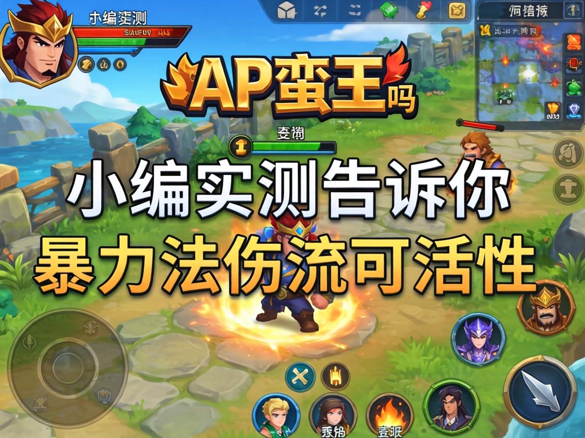 手游可以AP蛮王吗？小编实测告诉你暴力法伤流的可行性