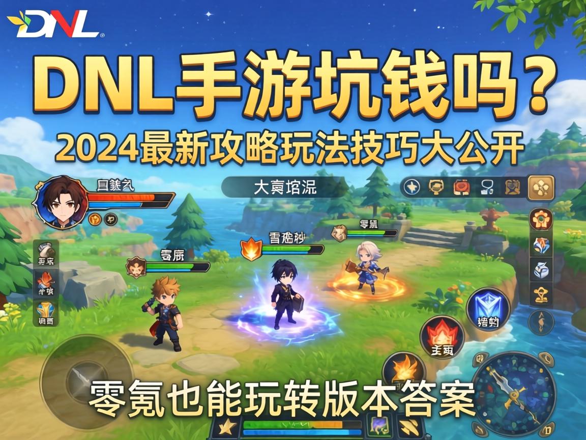 DNL手游坑钱吗?2024最新攻略玩法技巧大公开,零氪也能玩转版本答案