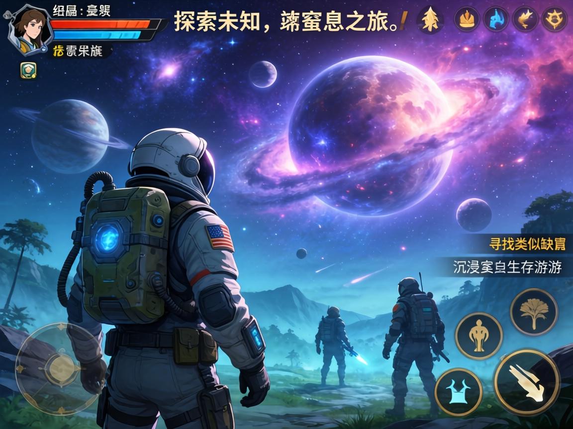 探索未知宇宙的窒息之旅,寻找类似缺氧的沉浸式生存手游