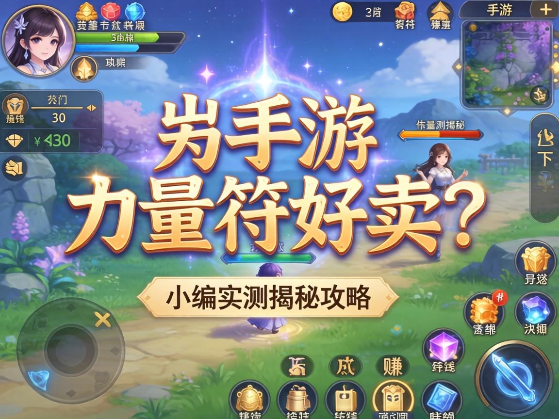 梦幻手游力量符好卖吗?小编实测揭秘市场真相与赚钱攻略