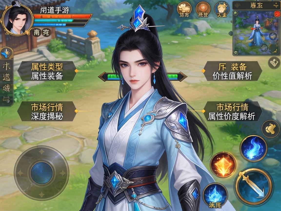 问道手游装备属性价值解析,从属性类型到市场行情的深度揭秘