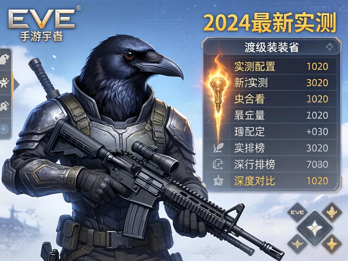 EVE手游渡鸦级装什么？2024最新实测配置排行榜与深度对比