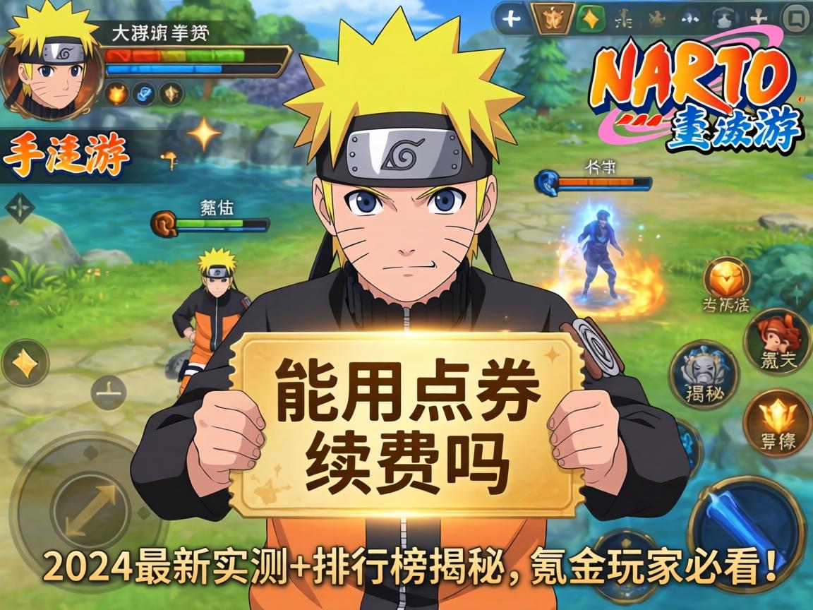 火影手游能用点券续费吗？2024最新实测+排行榜揭秘，氪金玩家必看！