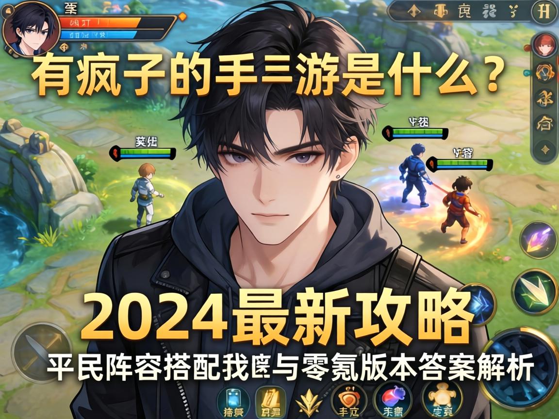 有疯子的手游是什么？2024最新攻略，平民阵容搭配与零氪版本答案解析
