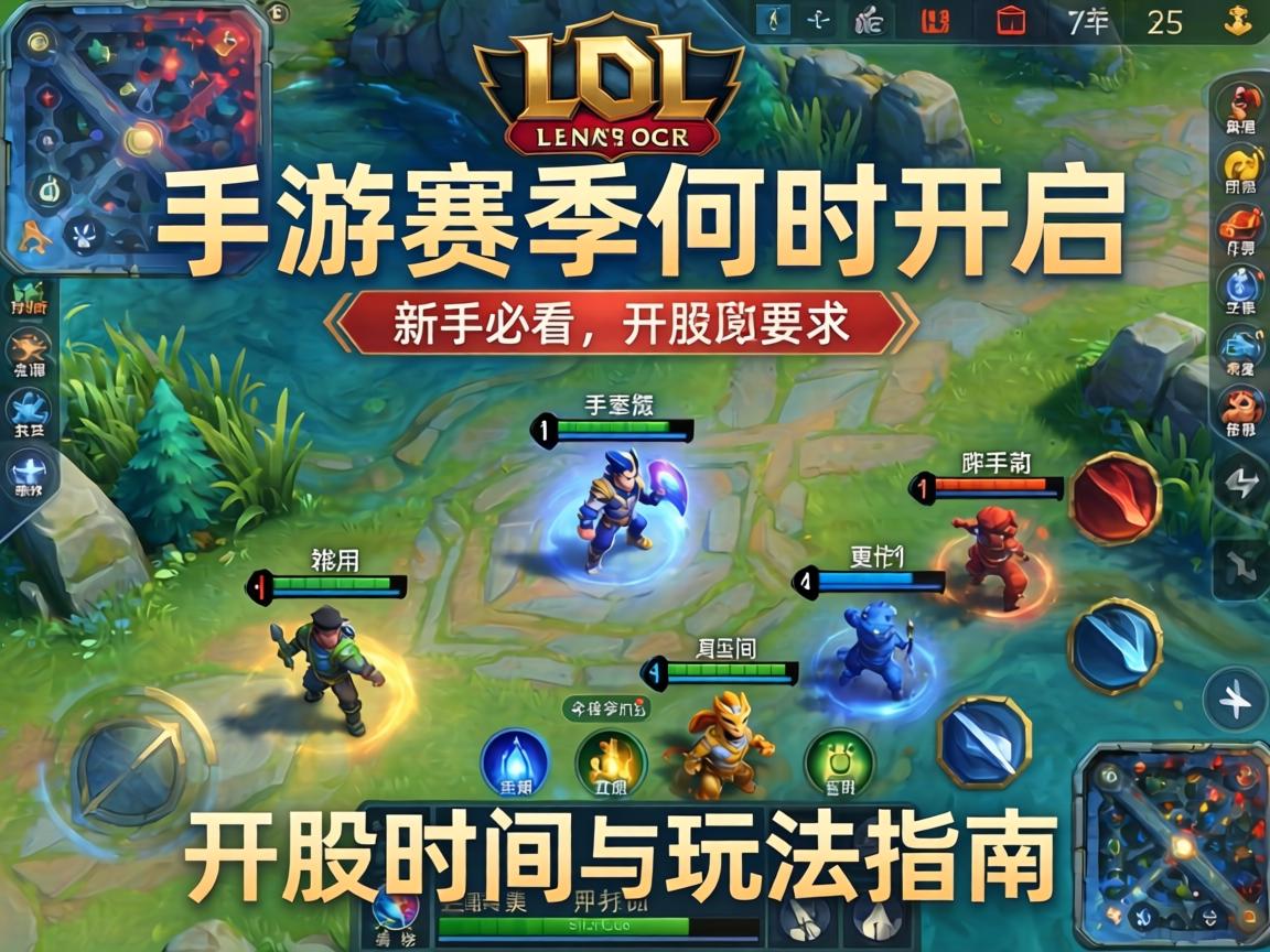 LOL手游赛季何时开启?新手必看的开服时间与玩法指南
