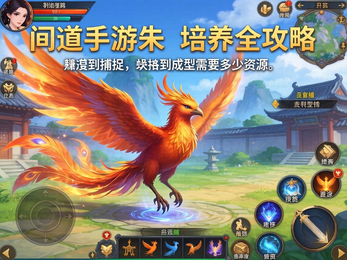 问道手游朱雀培养全攻略，从捕捉到成型需要多少资源？