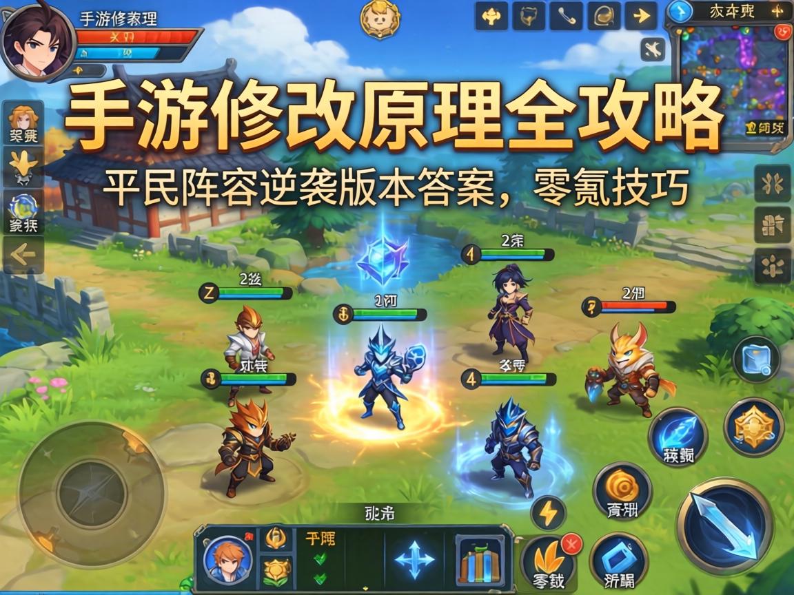 手游修改原理全攻略，平民阵容逆袭版本答案的零氪技巧