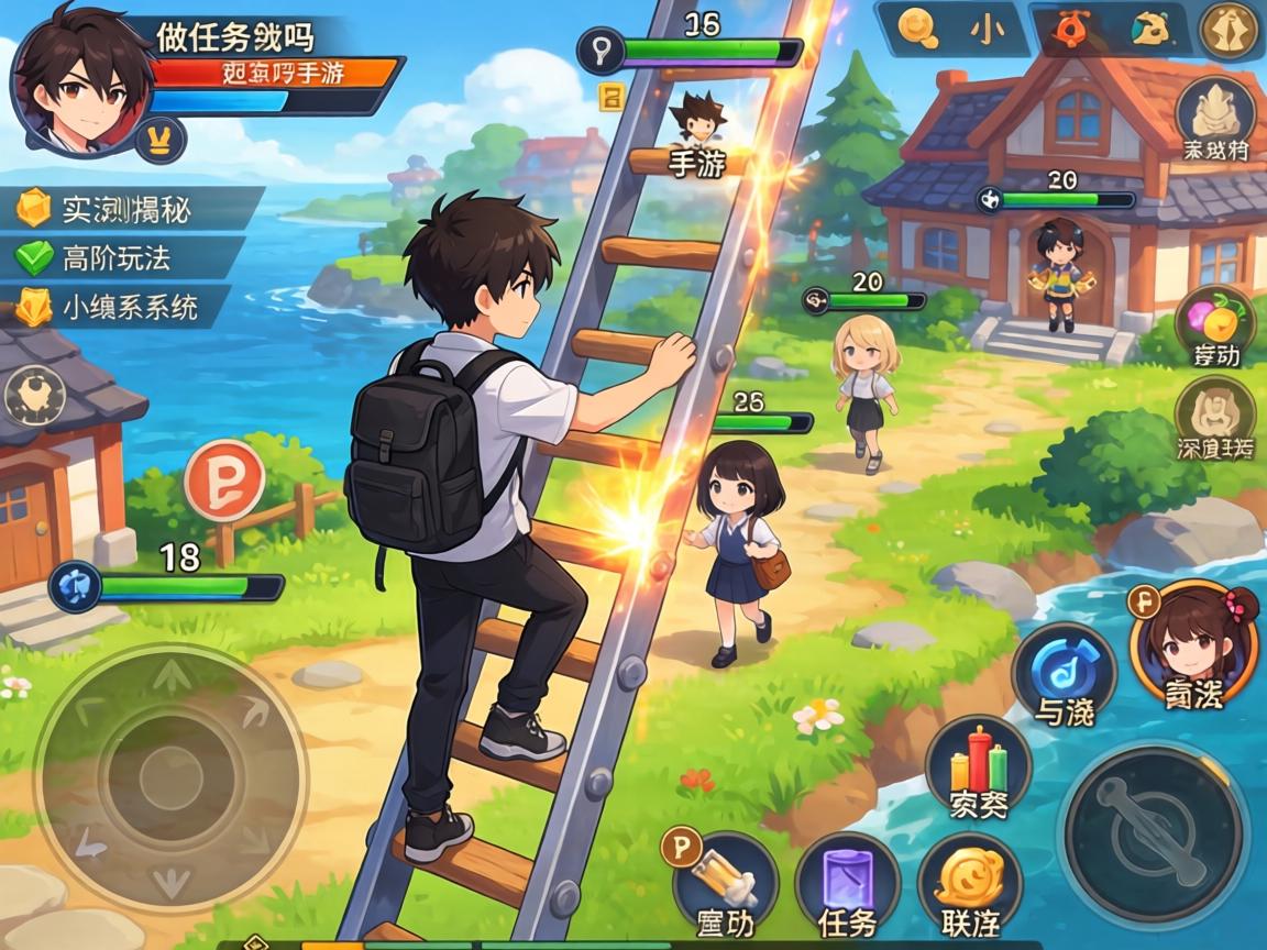 天梯能做任务吗手游？小编实测揭秘，高阶玩法与任务系统深度联动