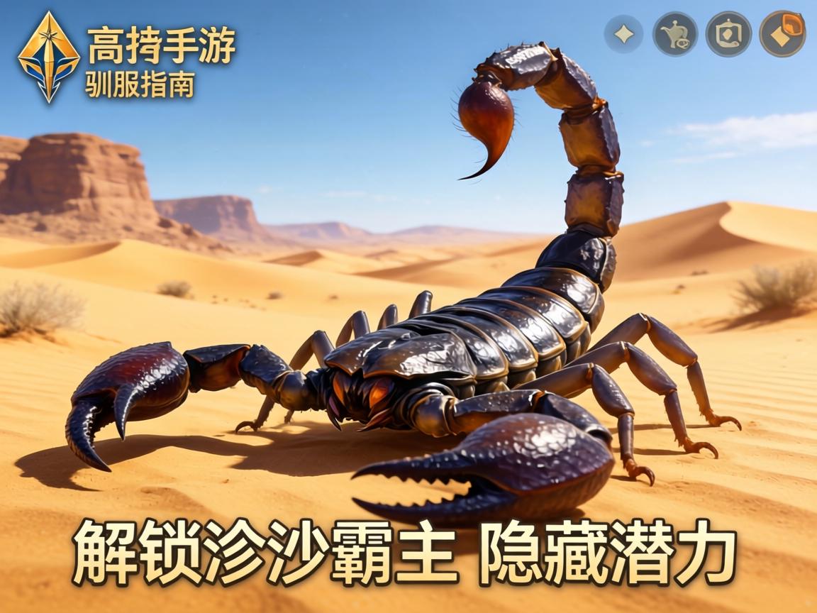 方舟手游蝎子驯服指南，解锁沙漠霸主的隐藏潜力