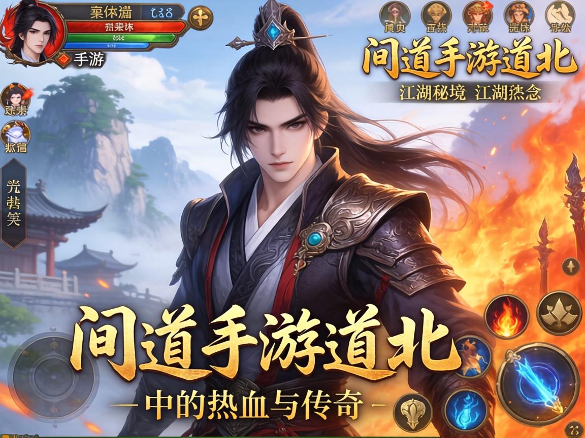 问道手游道北，江湖秘境中的热血与传奇