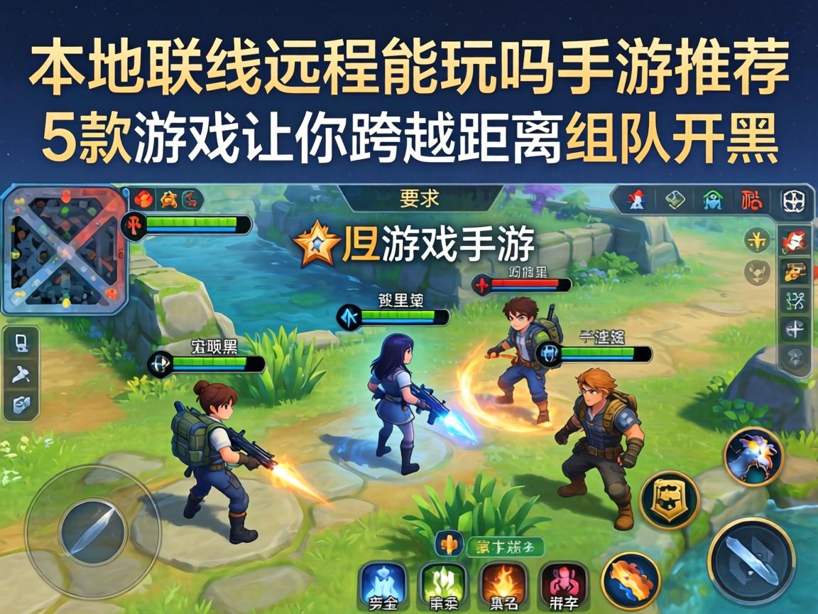 本地联机远程能玩吗手游推荐,这5款游戏让你跨越距离组队开黑