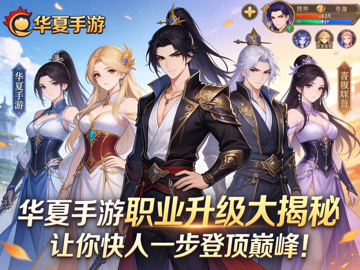 华夏手游职业升级大揭秘，这些职业让你快人一步登顶巅峰！