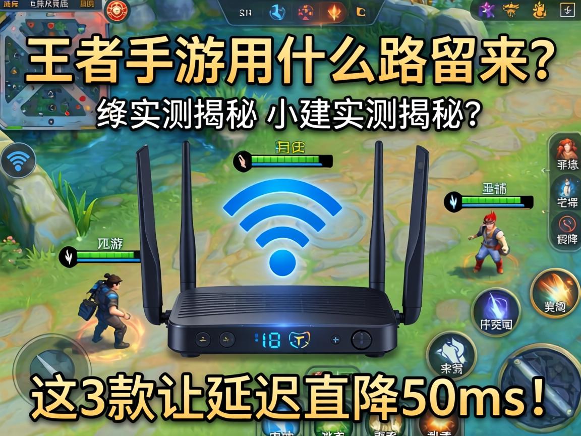 王者手游用什么路由器？小编实测揭秘，这3款让延迟直降50ms！