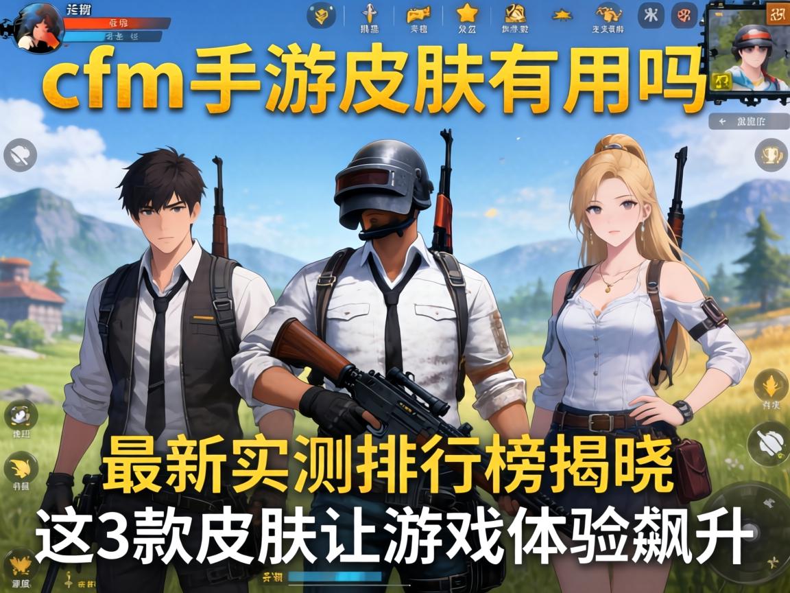 cfm手游皮肤有用吗?最新实测排行榜揭晓,这3款皮肤让游戏体验飙升