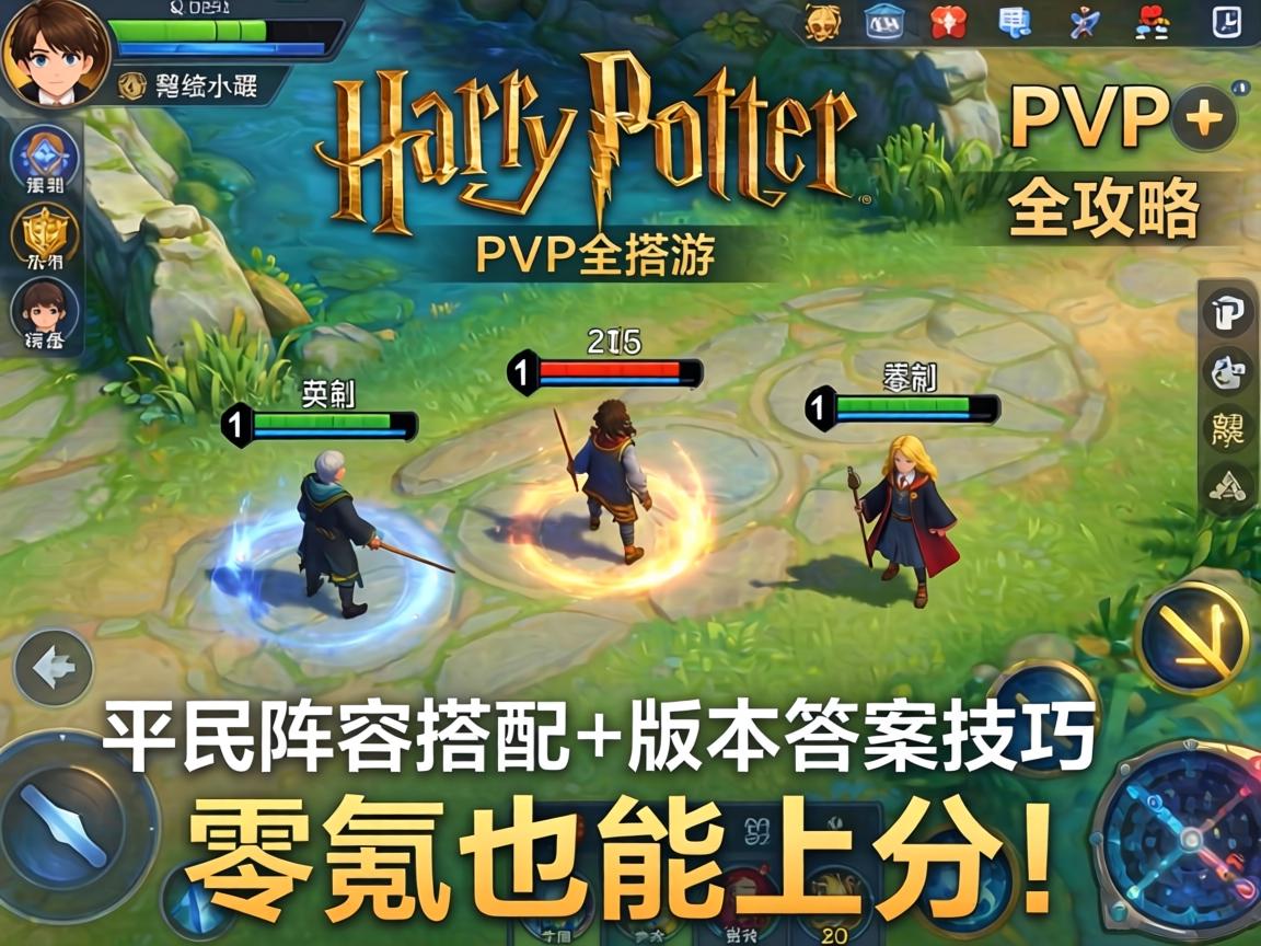哈利波特手游PVP全攻略,平民阵容搭配+版本答案技巧,零氪也能上分!