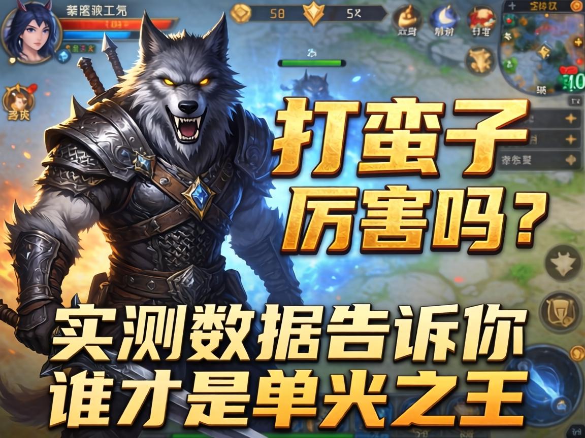 手游狼人打蛮子厉害吗？实测数据告诉你谁才是单挑之王