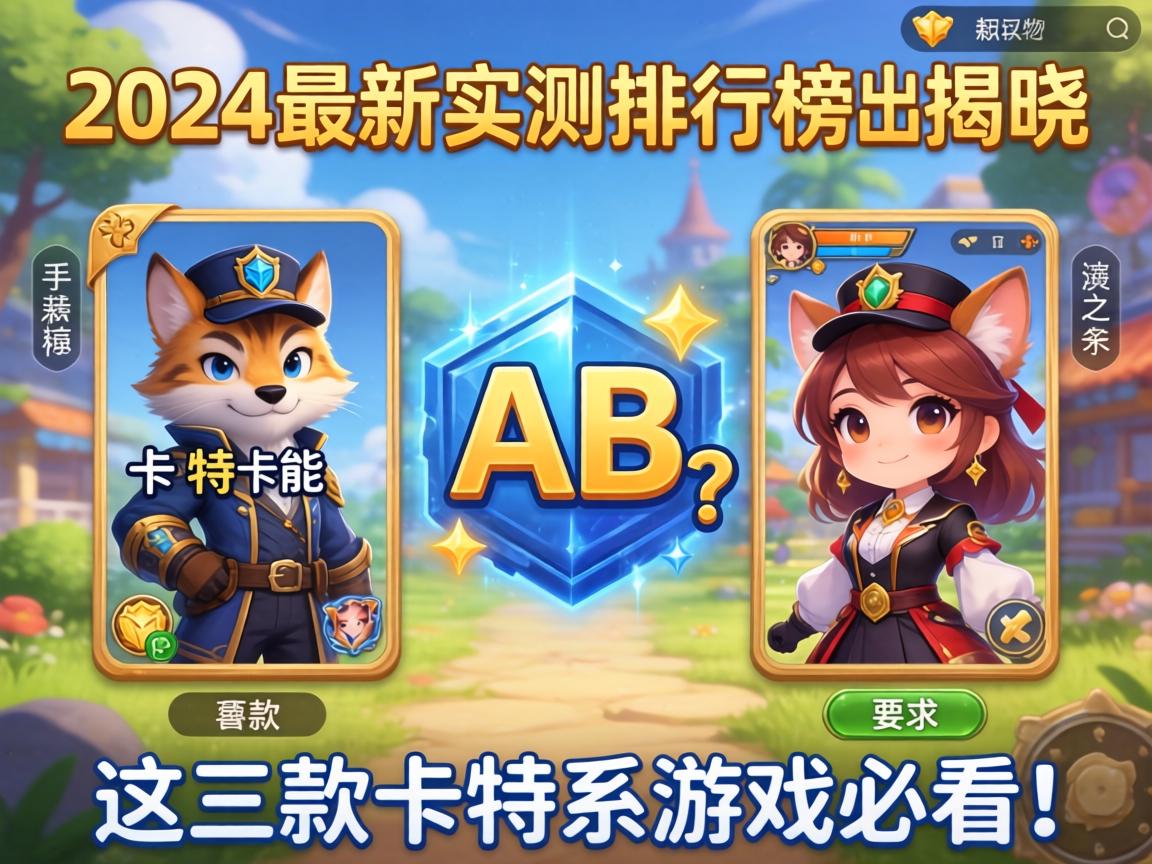 手游卡特能出AB吗？2024最新实测排行榜揭晓，这三款卡特系游戏必看！