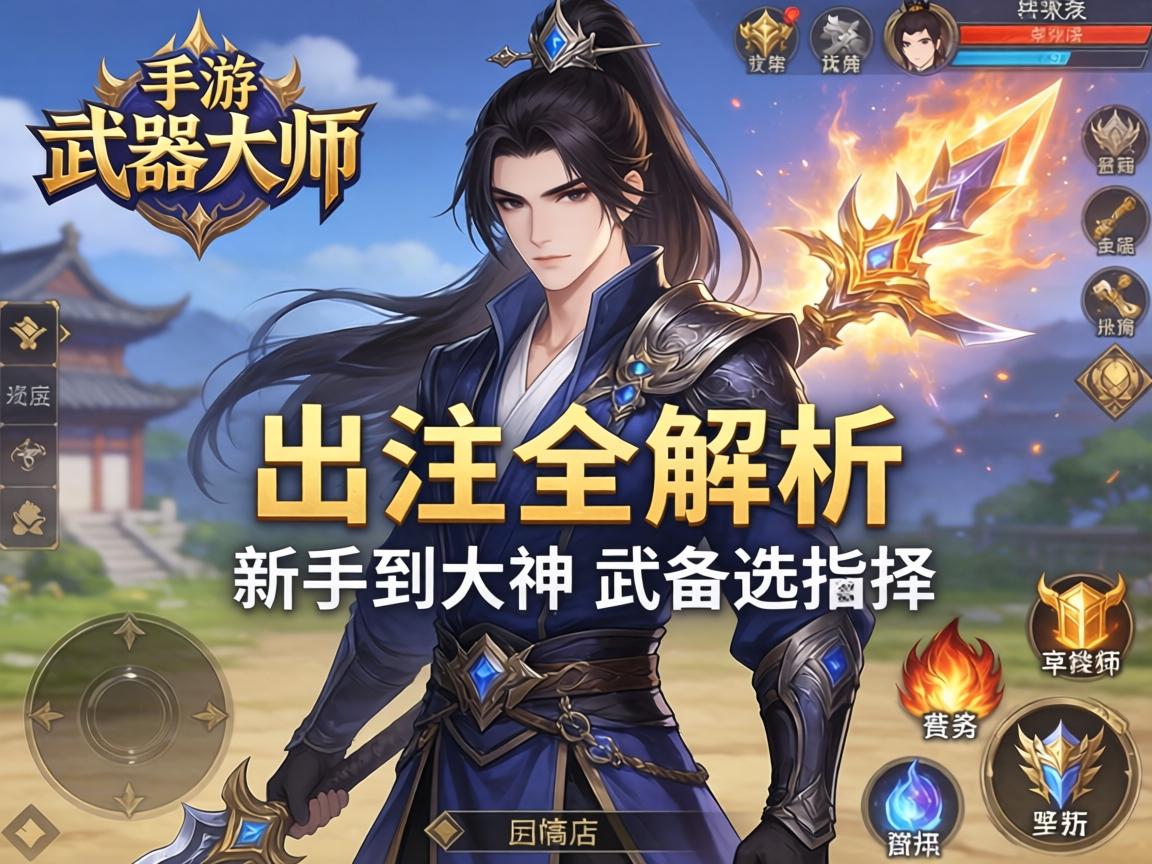 手游武器大师出装全解析，从新手到大神的装备选择指南