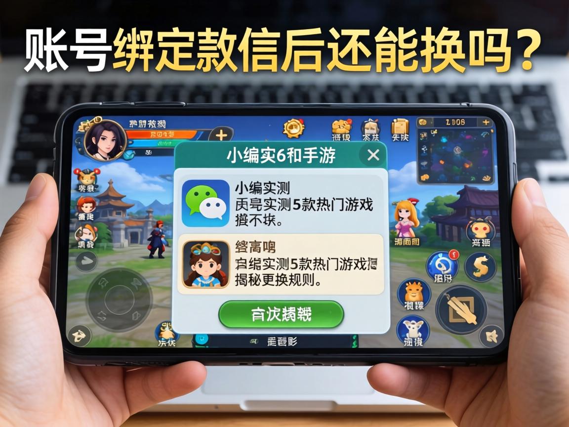 手游账号绑定微信后还能换吗？小编实测5款热门游戏揭秘更换规则