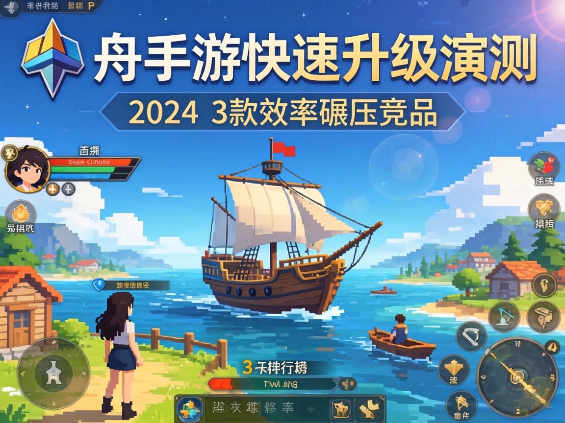 方舟手游快速升级实测,2024最新排行榜揭秘,这3款效率碾压竞品