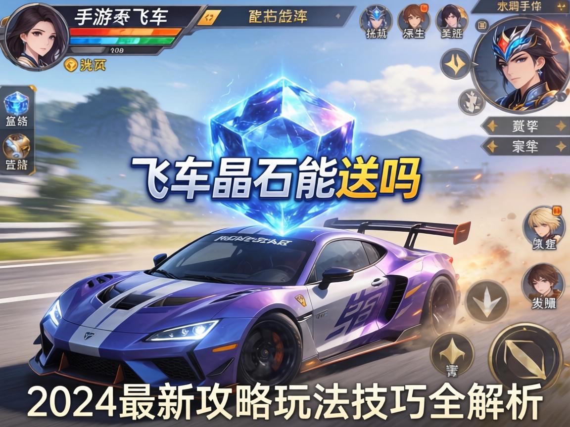 手游飞车晶石能送吗?2024最新攻略玩法技巧全解析