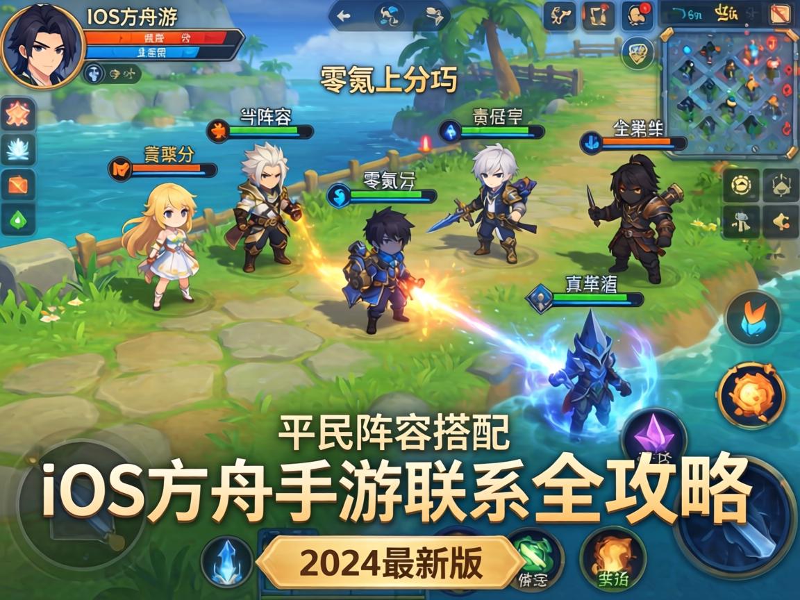 iOS方舟手游联机全攻略,平民阵容搭配与零氪上分技巧(2024最新版)