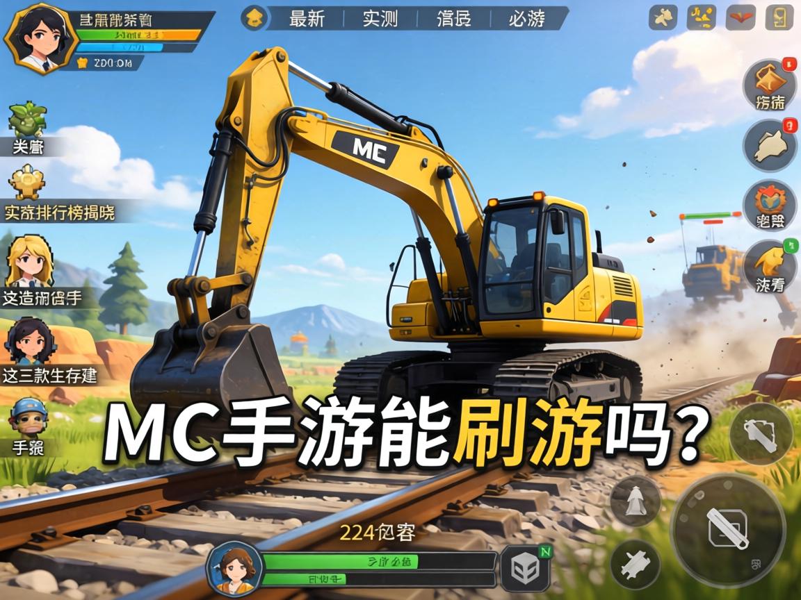 MC手游能刷铁轨吗？2024最新实测排行榜揭晓，这三款生存建造类手游必看