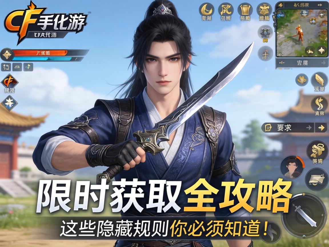 CF手游匕首限时获取全攻略,这些隐藏规则你必须知道!