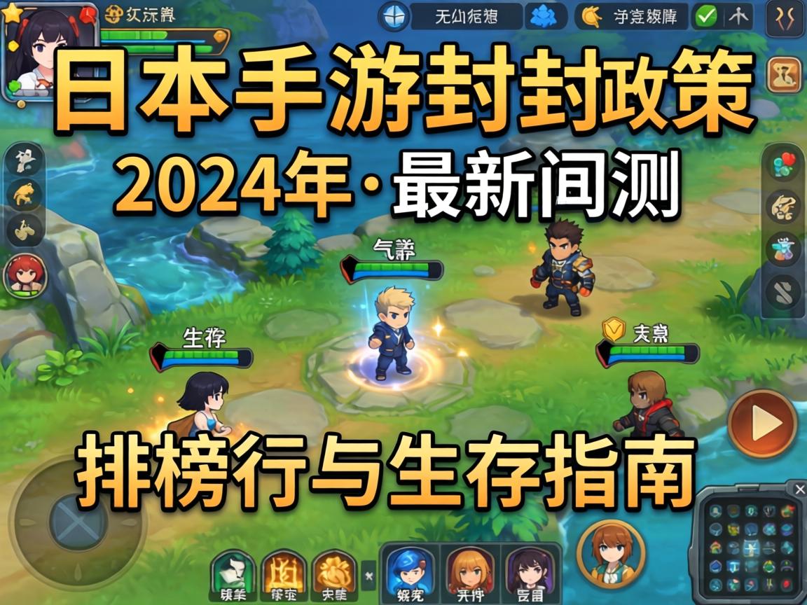 日本手游封号政策最新实测,2024年排行榜与生存指南