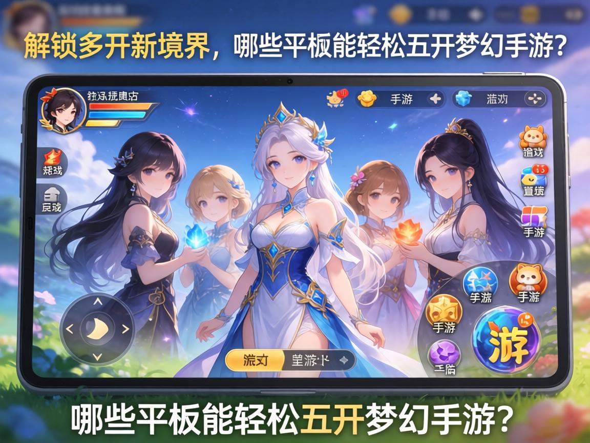 解锁多开新境界,哪些平板能轻松五开梦幻手游?