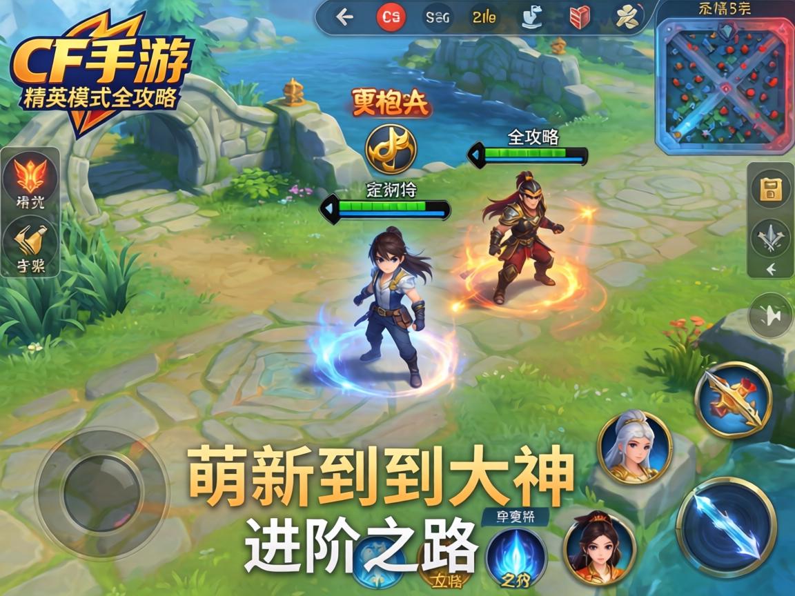 CF手游精英模式全攻略，从萌新到大神的进阶之路